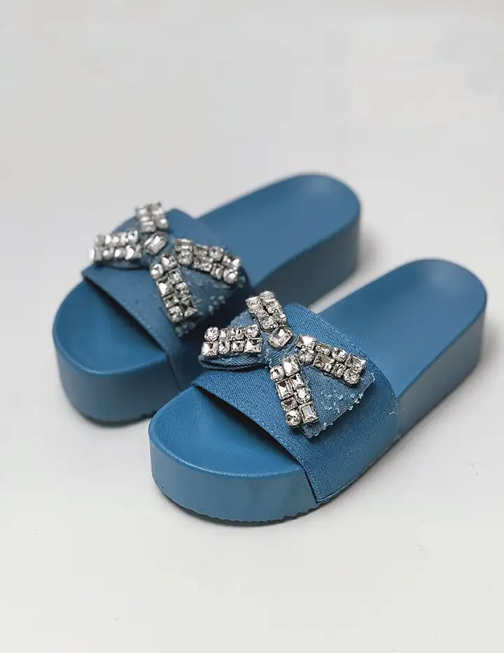 Franco Banetti Dita Slipper L.Blue