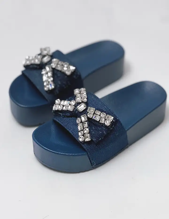 Franco Banetti Dita Slipper Navy