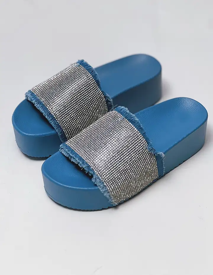 Franco Banetti Pana Slipper L.Blue