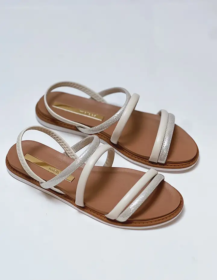 Franco Banetti Riba Sandal White