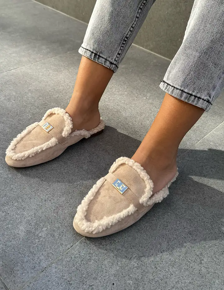 Franco Banetti Tazz Slipper Beige