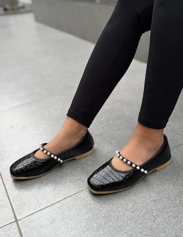 Franco Banetti Crip Ballerina Black