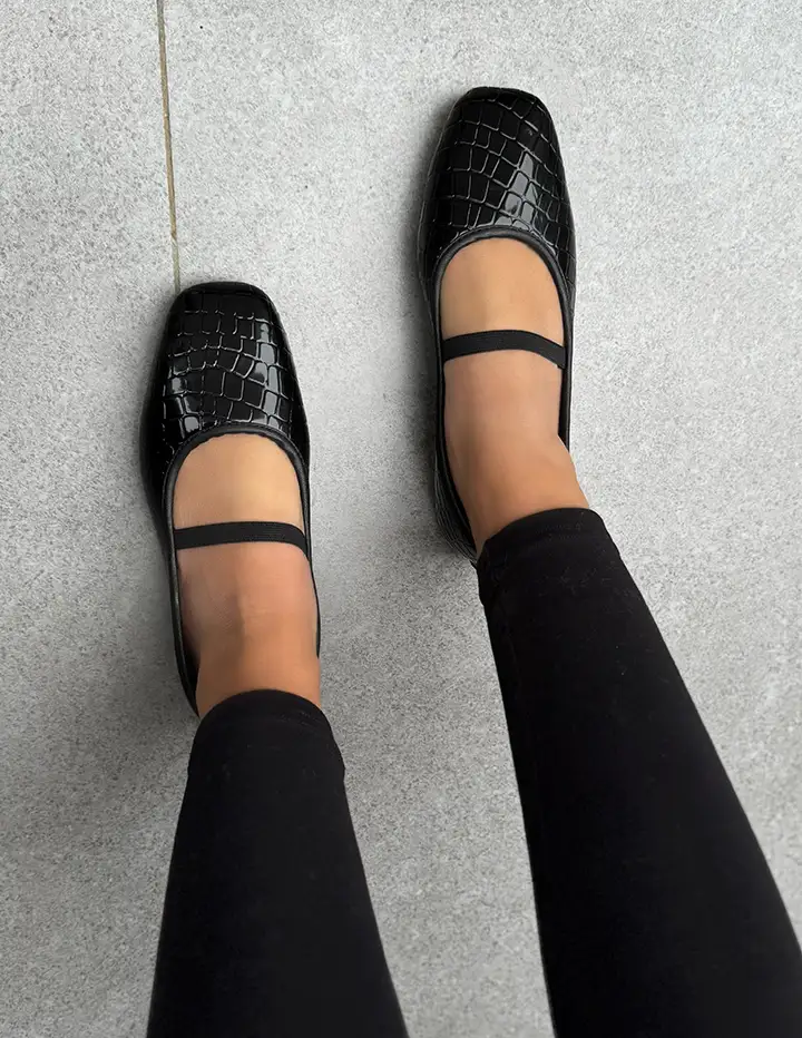 Franco Banetti Lavan Ballerina Black