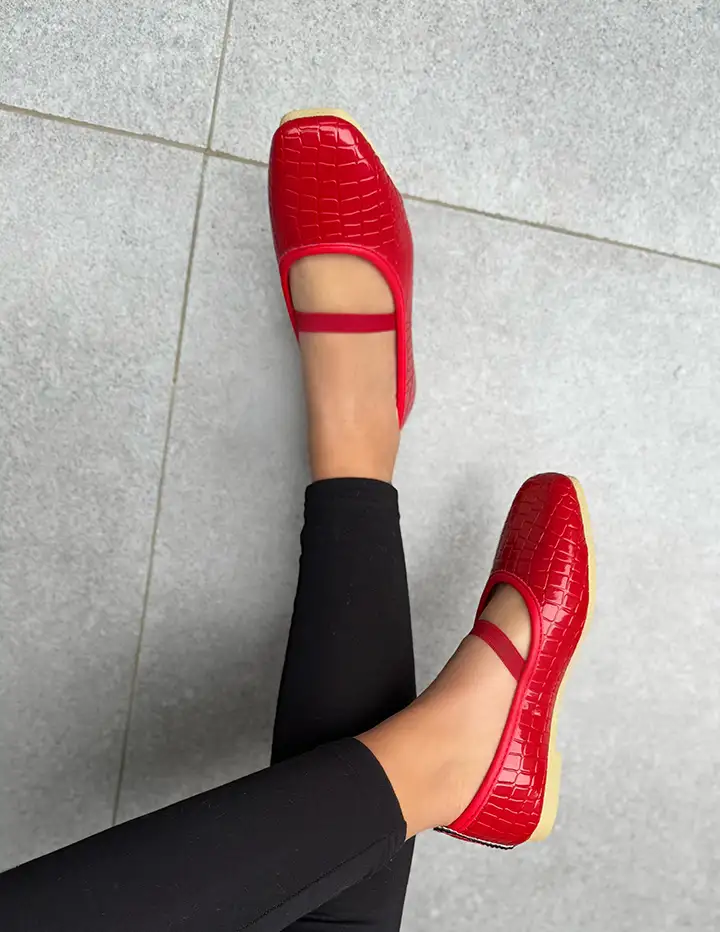 Franco Banetti Lavan Ballerina Red