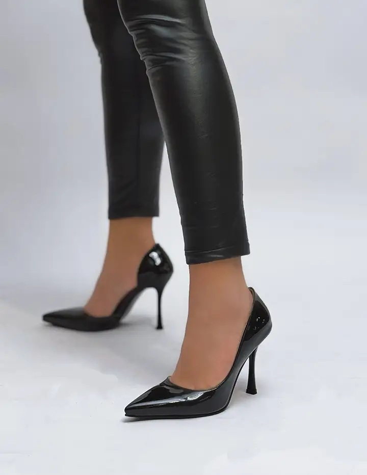Franco Banetti Luxe Pump Black Glo