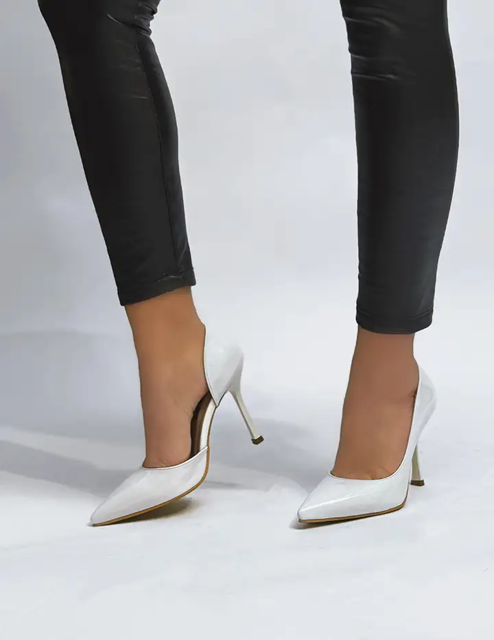 Franco Banetti Luxe Pump White Glo