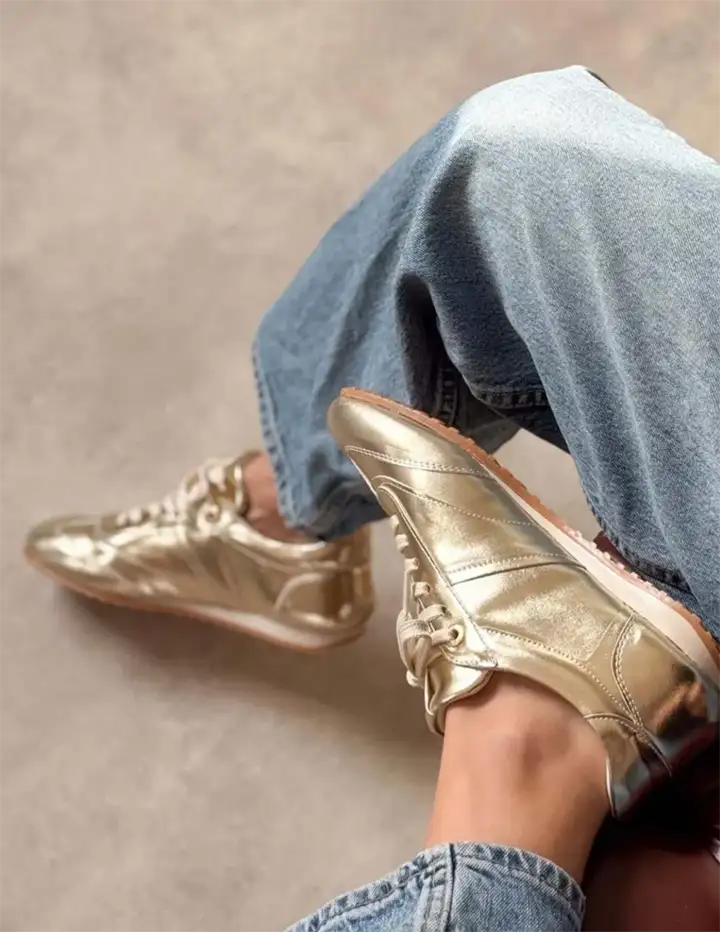 Franco Banetti Qeno Sneakers Gold