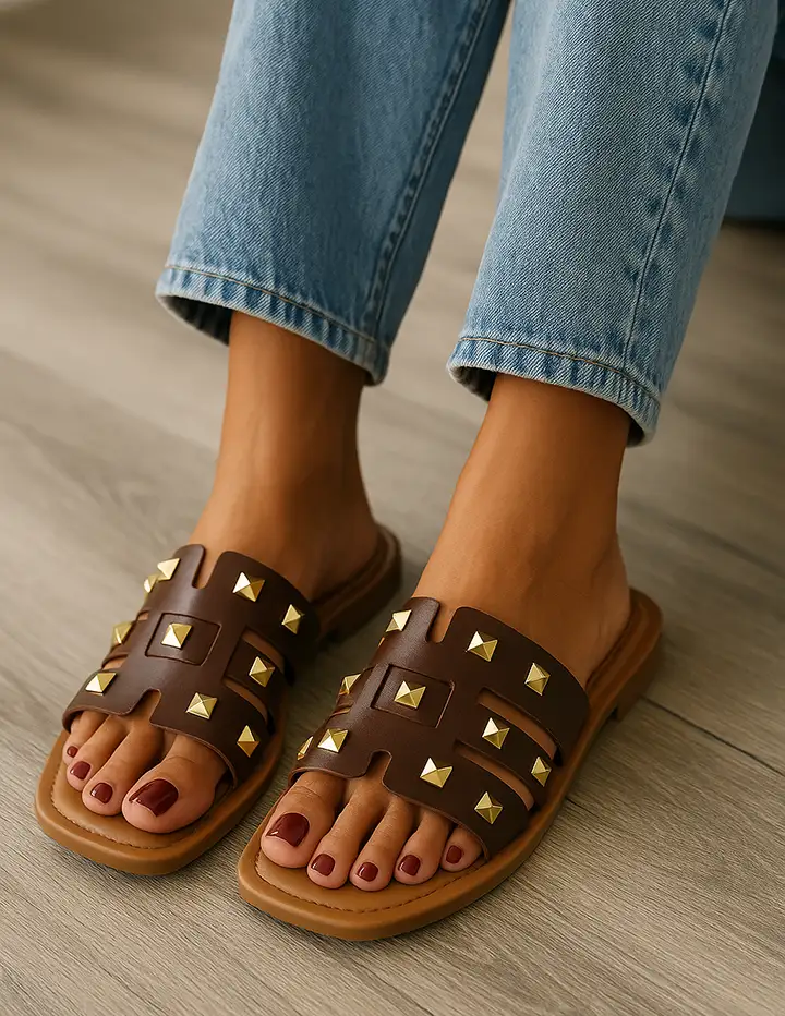 Franco Banetti Haro Slipper Brown