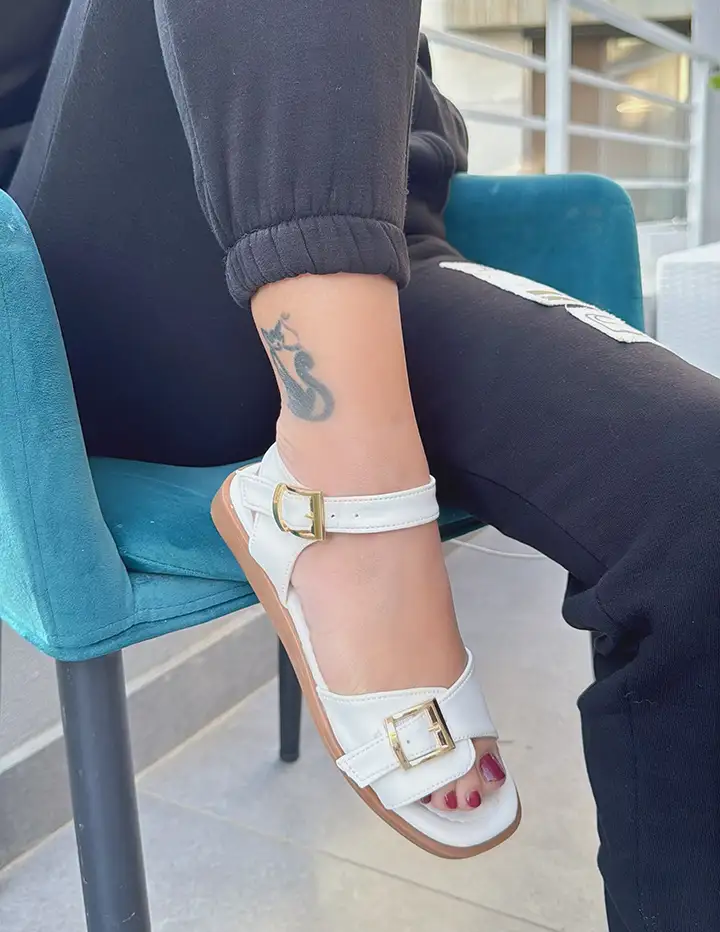 Franco Banetti Pati Sandal White