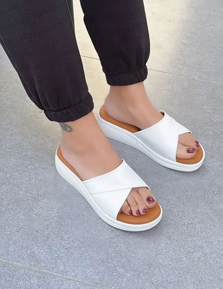 Franco Banetti Sesa Slipper White