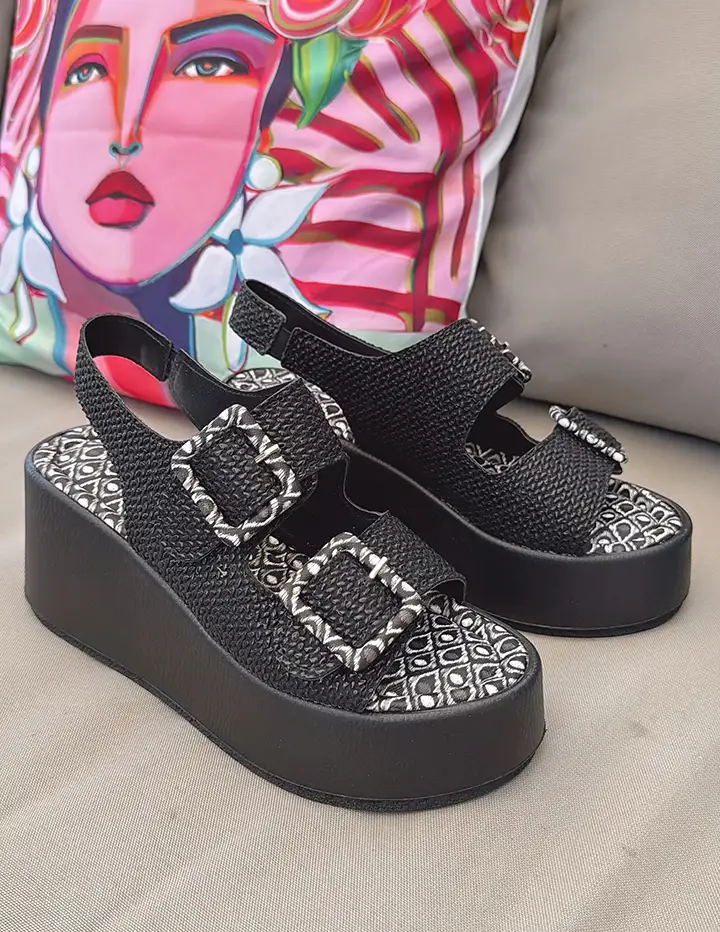 Franco Banetti Amona Sandal Black