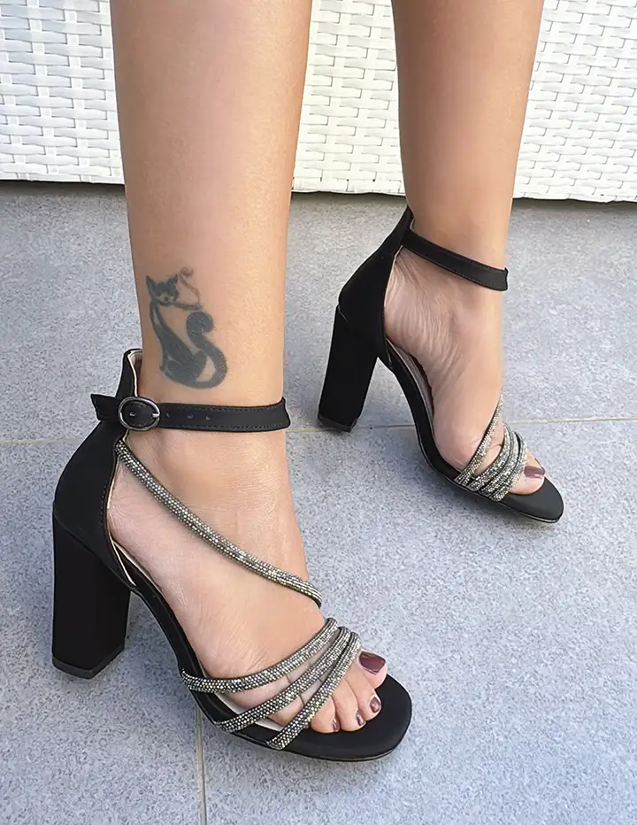 Franco Banetti Cindy Sandal Black