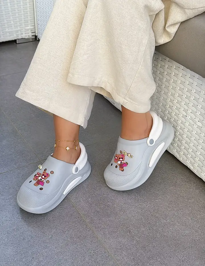 Franco Banetti Parly Slipper Grey Women