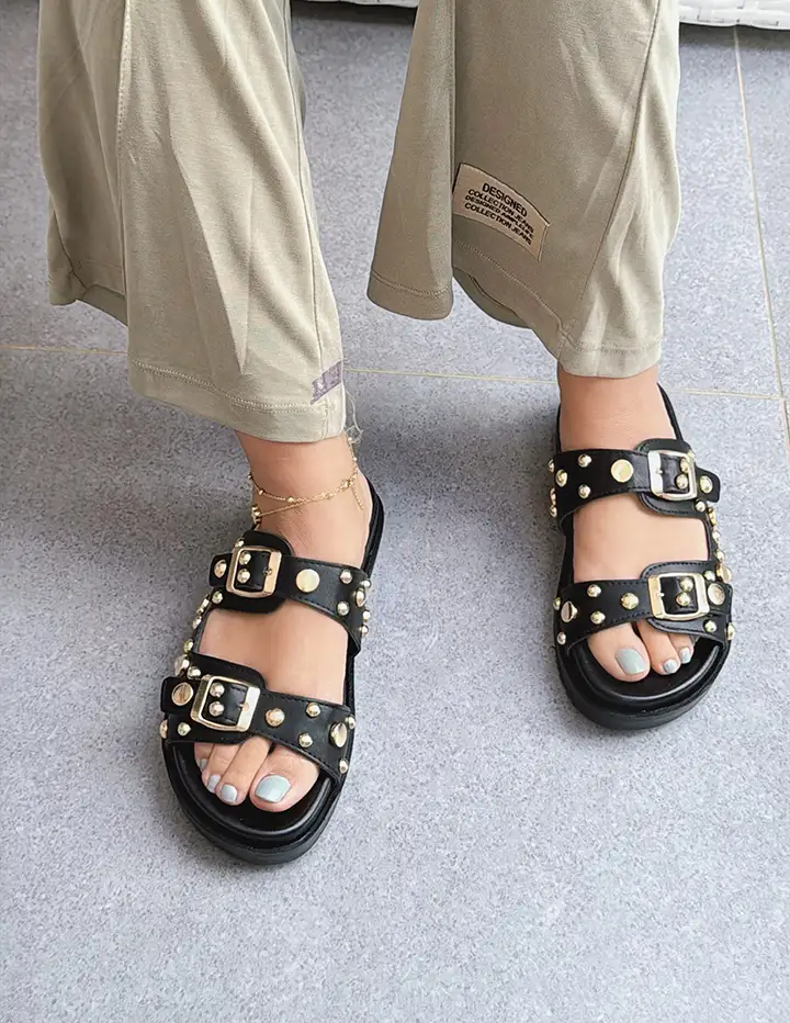 Franco Banetti Hale Slipper Black