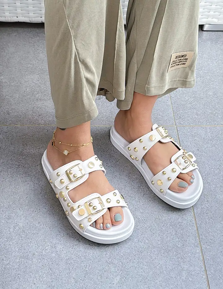 Franco Banetti Hale Slipper White