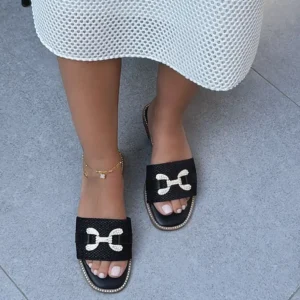 Franco Banetti Kayla Slipper Black