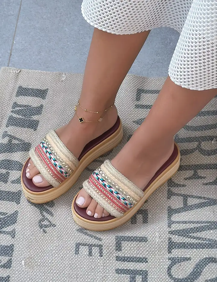 Franco Banetti Lefa Slipper Maroon