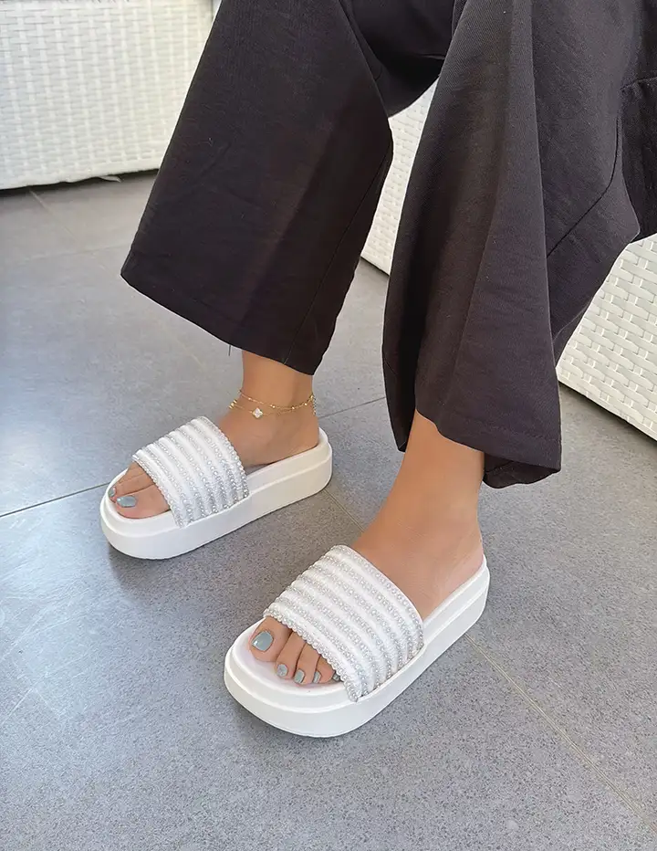 Franco Banetti Ozaw Slipper White