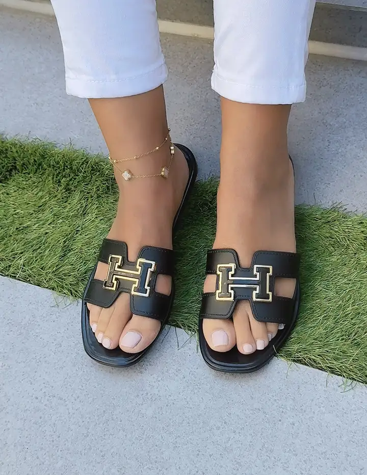 Franco Banetti Yelena Slipper Black