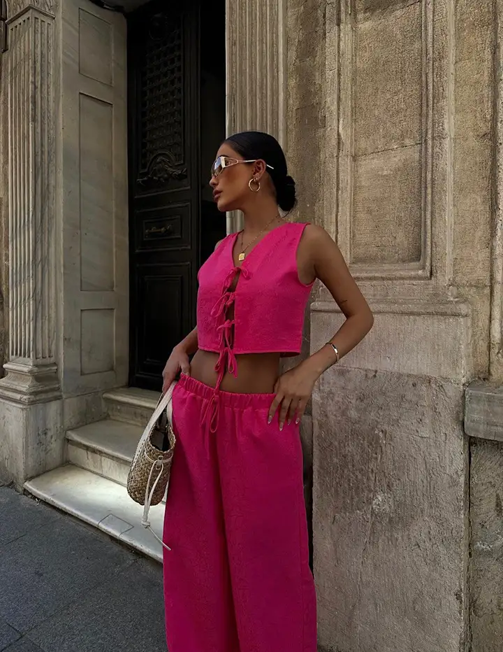 Franco Banetti Meya Set Fushia 1
