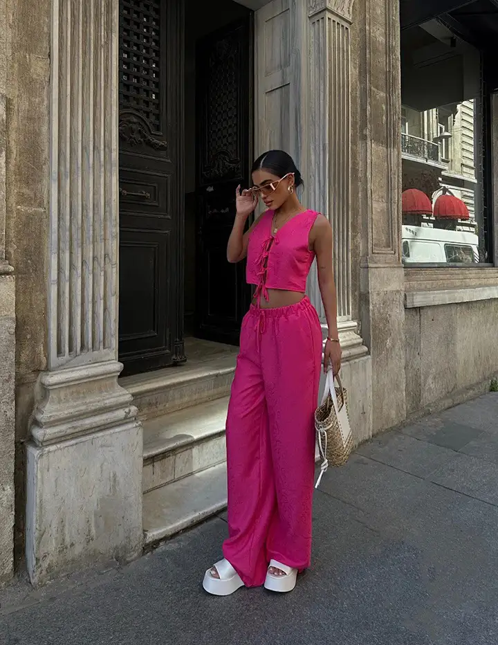Franco Banetti Meya Set Fushia 2