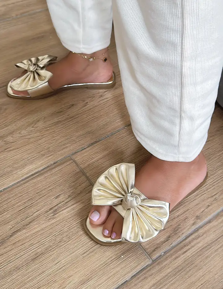 Franco Banetti Asio Slipper Gold