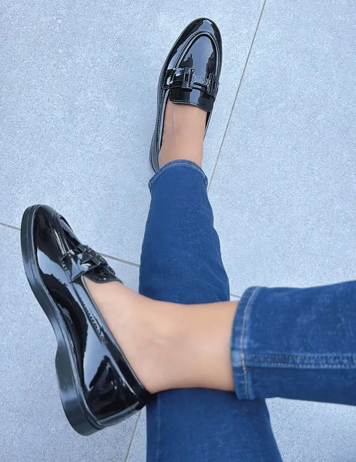 Franco Banetti Aima Ballerina Black Glo
