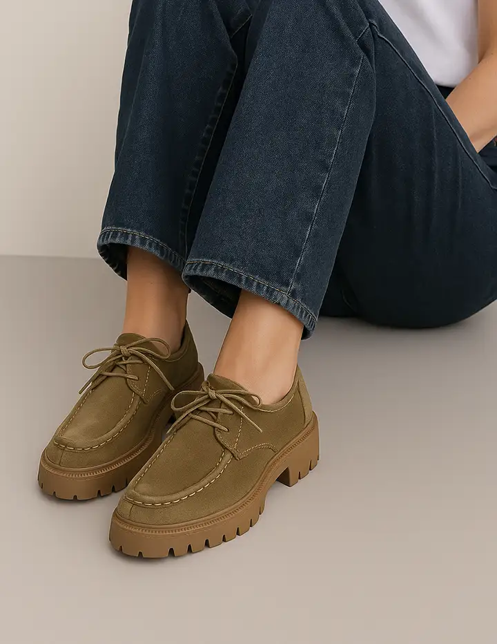Franco Banetti Pyha Loafer Khaki Cha