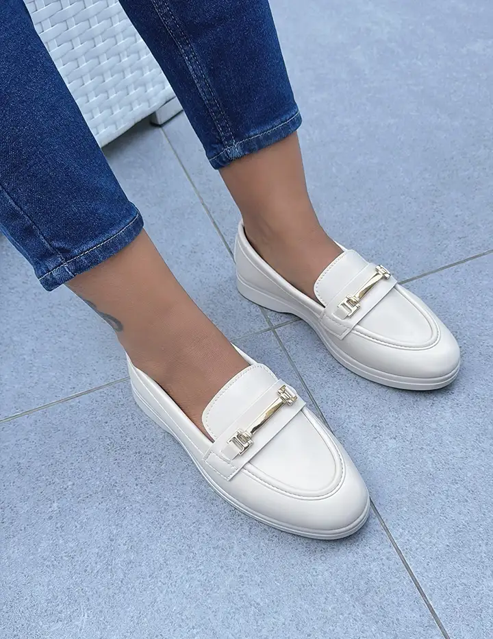 Franco Banetti Serti Ballerina Beige