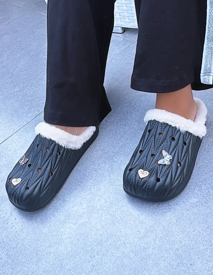 Franco Banetti Soot Slipper Black