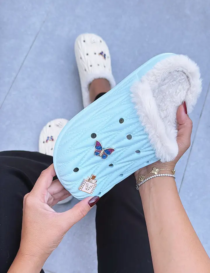 Franco Banetti Soot Slipper L.Blue