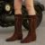 Franco Banetti Beads Boots Brown