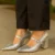 Franco Banetti Croz Pump Silver Cro