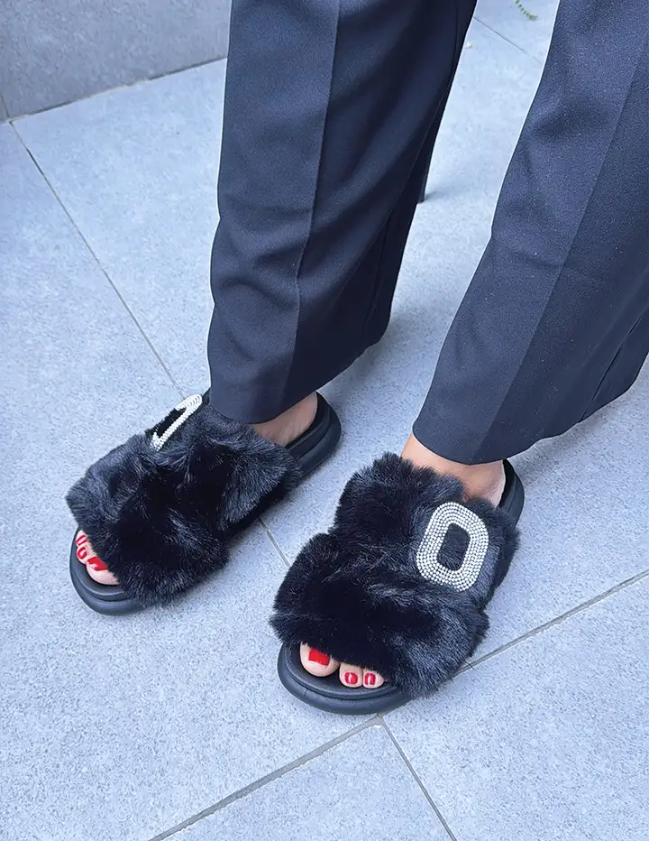 Franco Banetti Doo Slipper Black