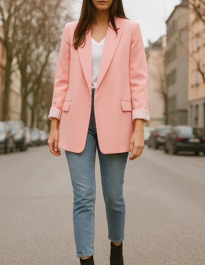 Franco Banetti Duct blazer Pink