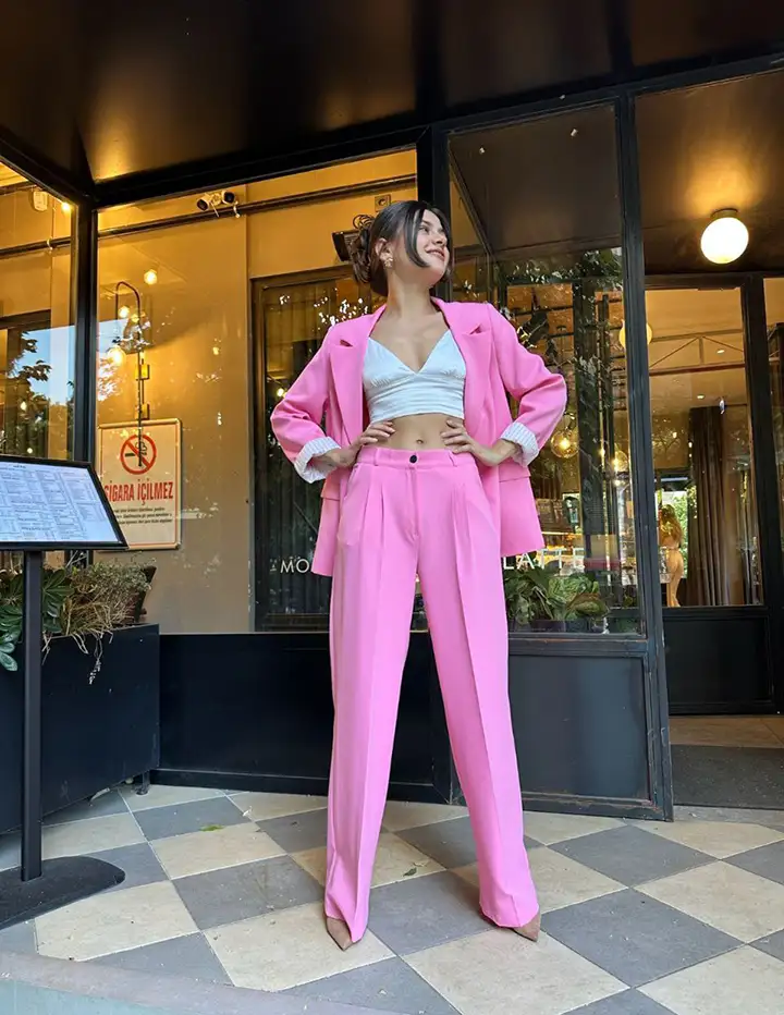 Franco Banetti Duct blazer Pink