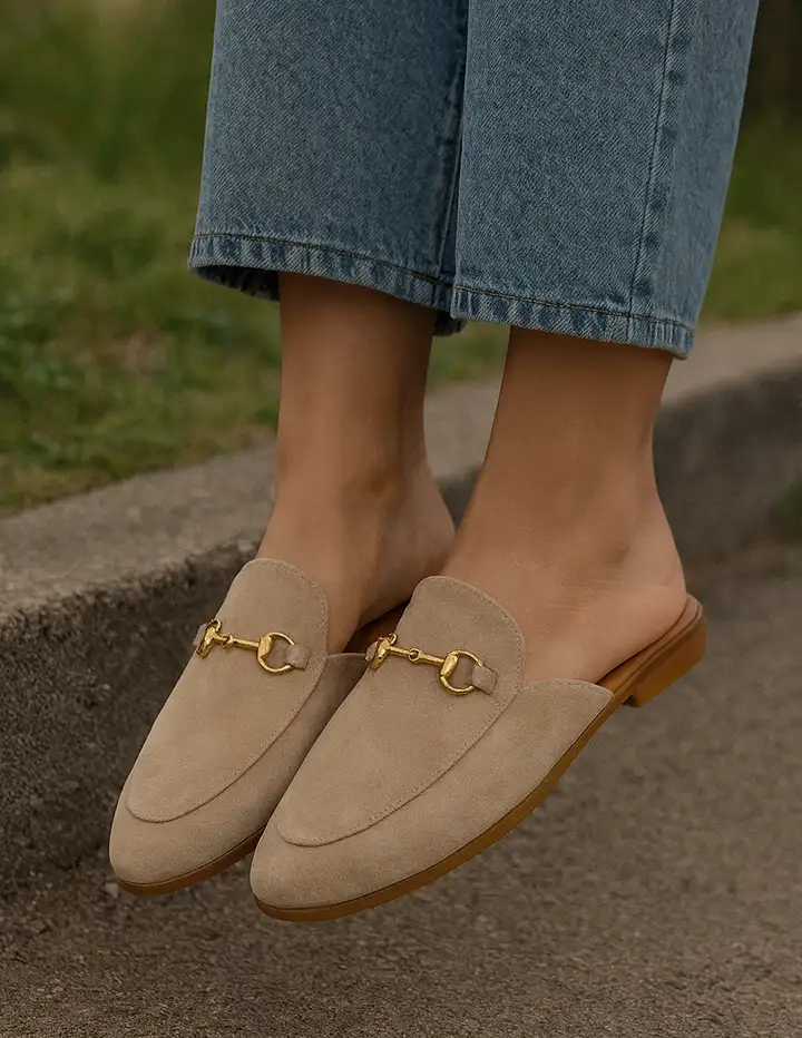 Franco Banetti Goa Slipper Beige Cha