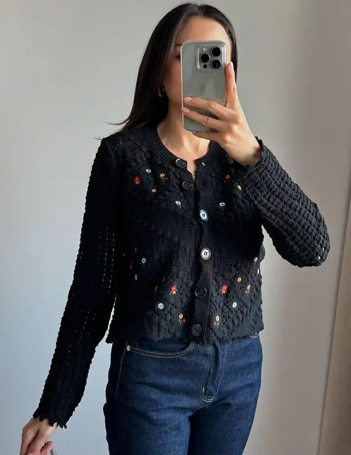 Franco Banetti Jadona Cardigan Black