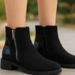 Franco Banetti Sole Boots Black Cha