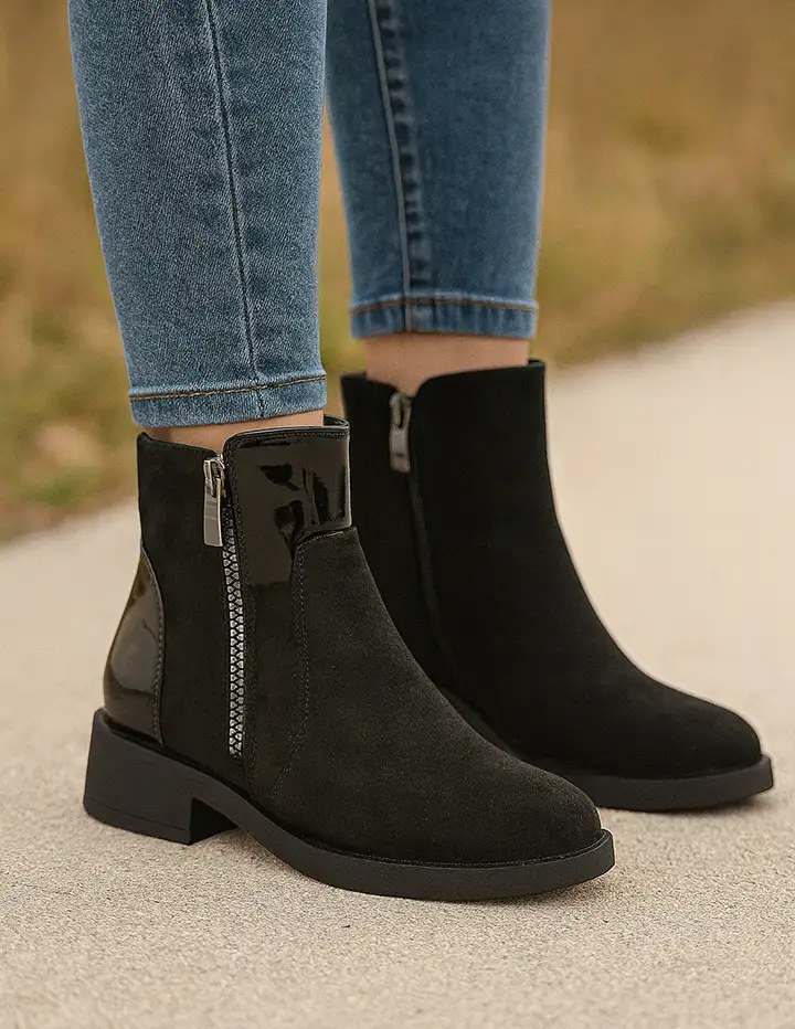 Franco Banetti Sole Boots Black