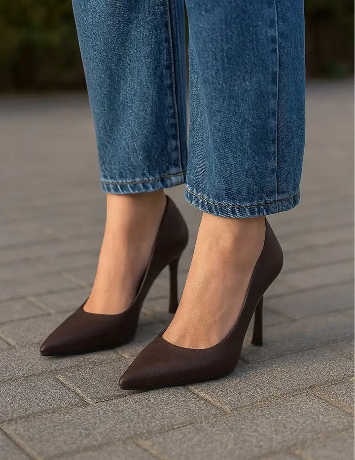 Franco Banetti Stelitino Pump Brown