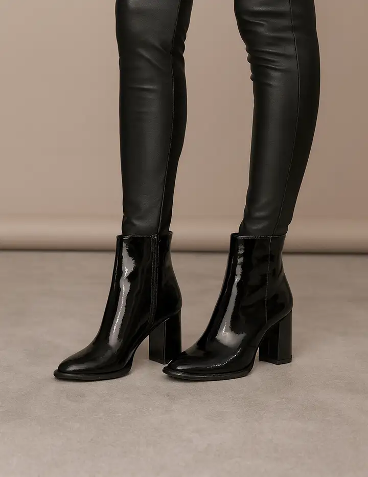 Franco Banetti Zenni Boots Black glo