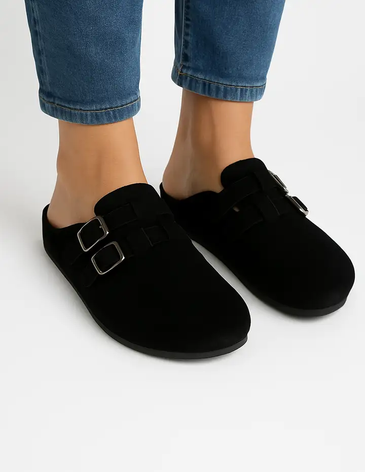 Franco Banrtti Repu Slipper Black Cha