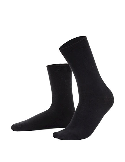 Marie France Classic Women Full Socks Black