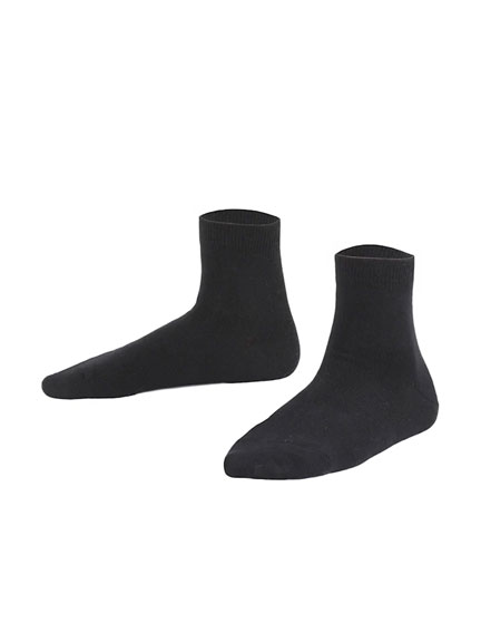 Marie France Classic Girl Half Socks Black