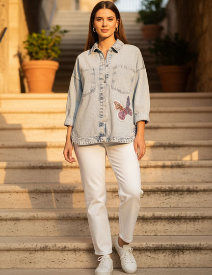 Franco Banetti Bato Jacket Ice blue