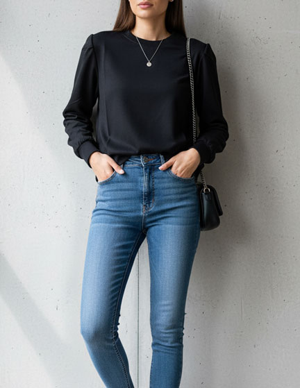 Franco Banetti Bega Top Black