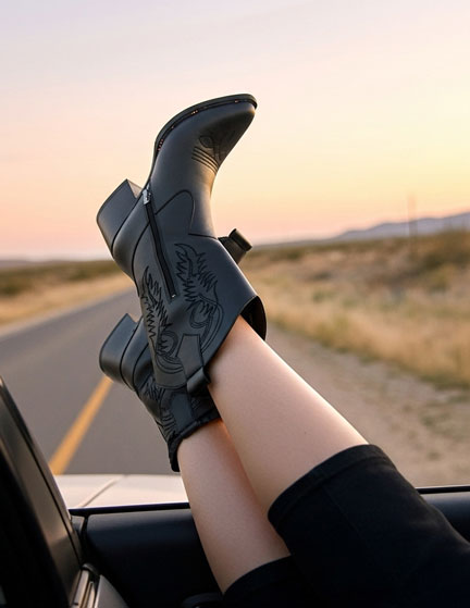 Franco Banetti Chel Boot Black