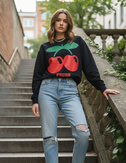 Franco Banetti Cherry Top Black