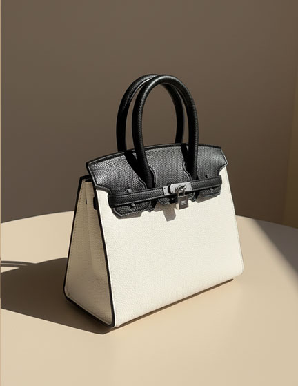 Franco Banetti Fin Bag White-black